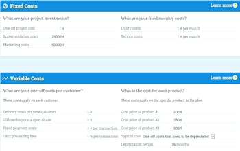 Business Case Calculator gallery image