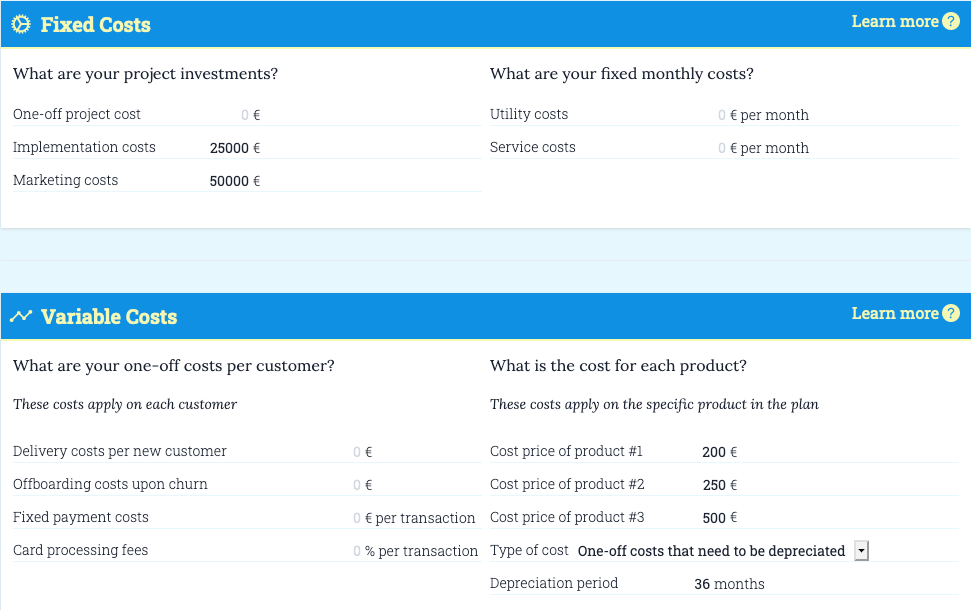 Business case metrics image