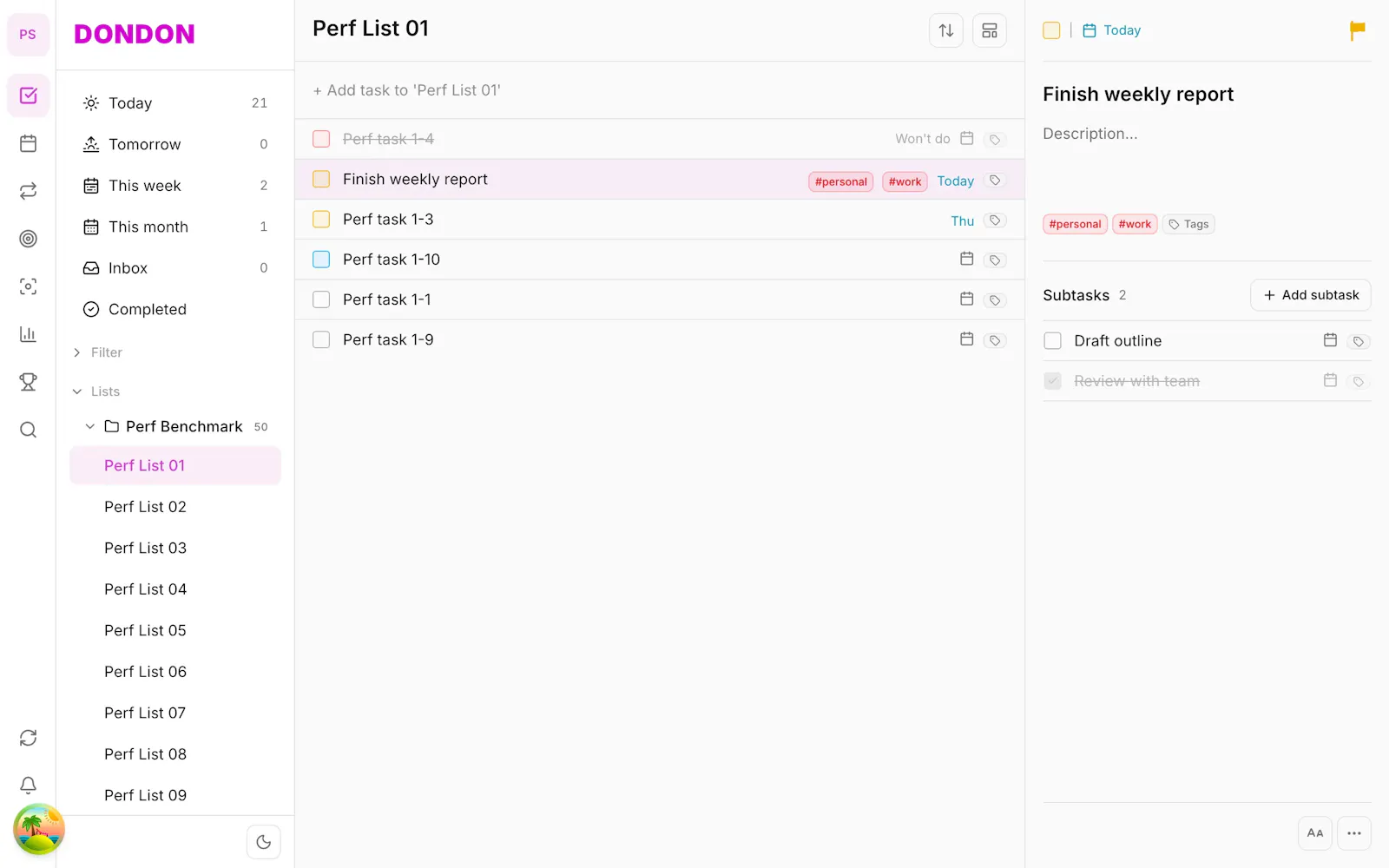 DonDon screenshot 2