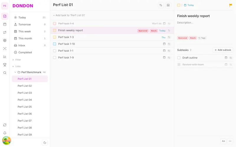 DonDon screenshot 2