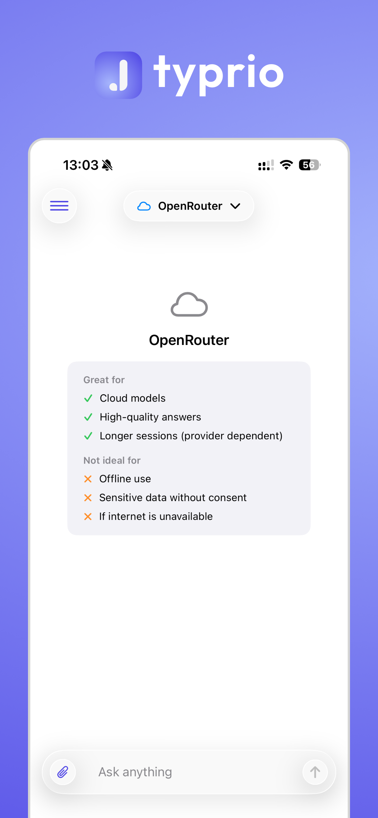 Typrio - Screenshot 2 showing product features and functionality