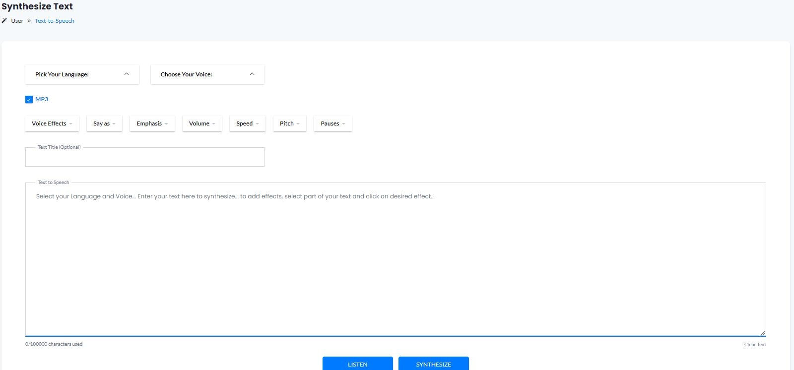 Polly Text To Speech gallery image