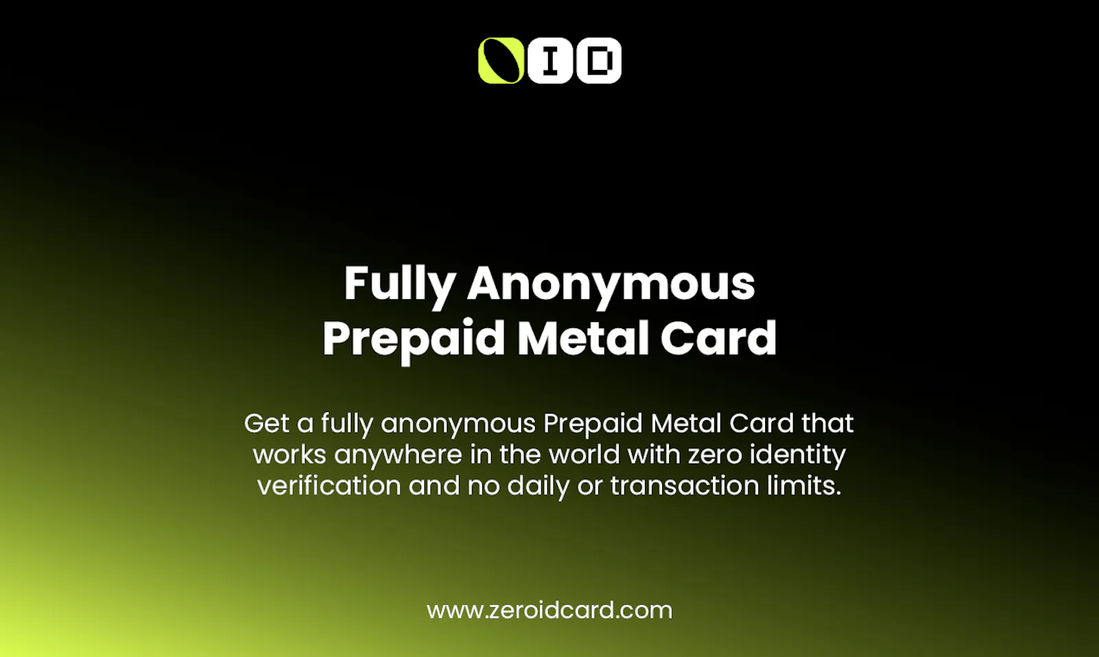 Prepaid metal cards with privacy in mind screenshot 1