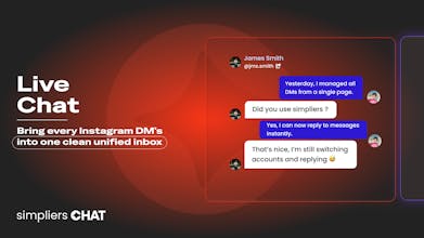 Simpliers Chat | DM & Comment Ops gallery image