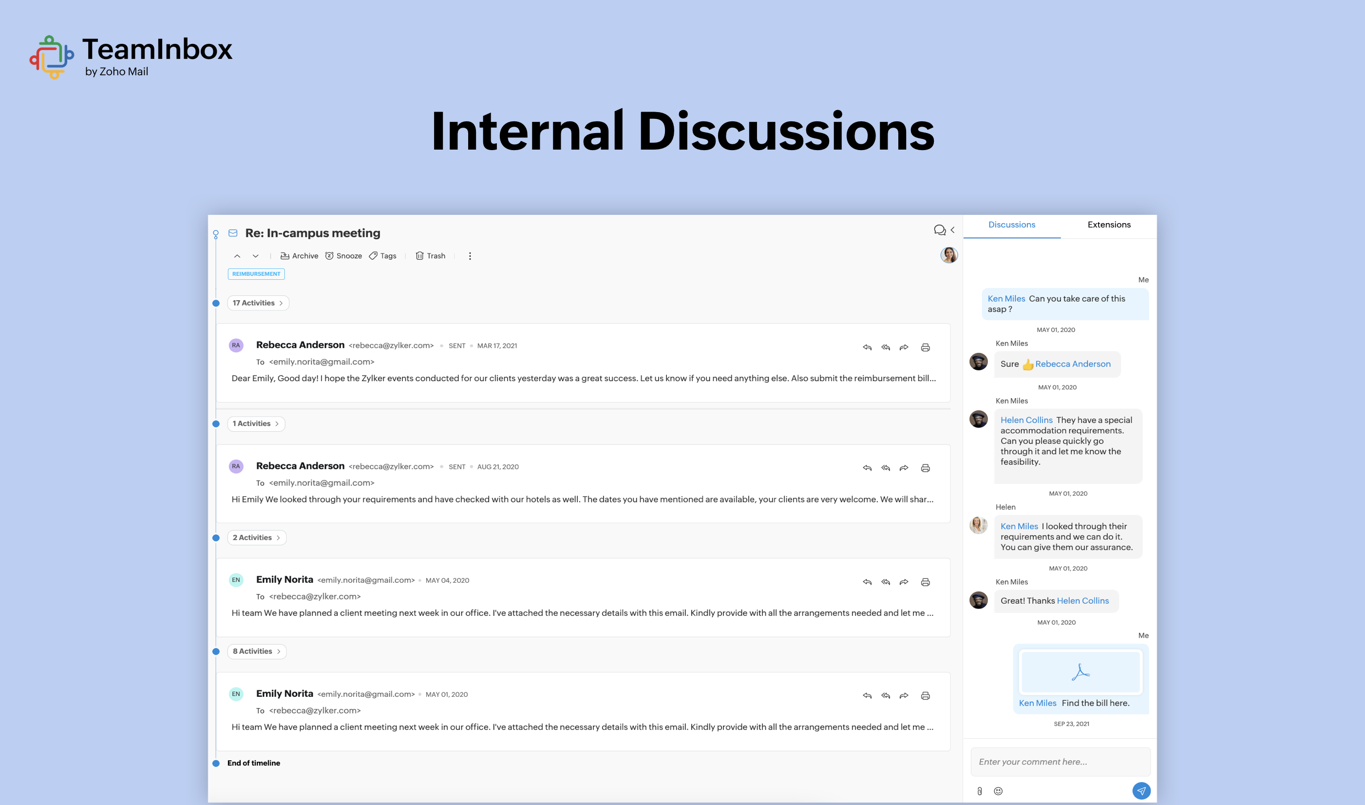 Zoho TeaminBox media 3