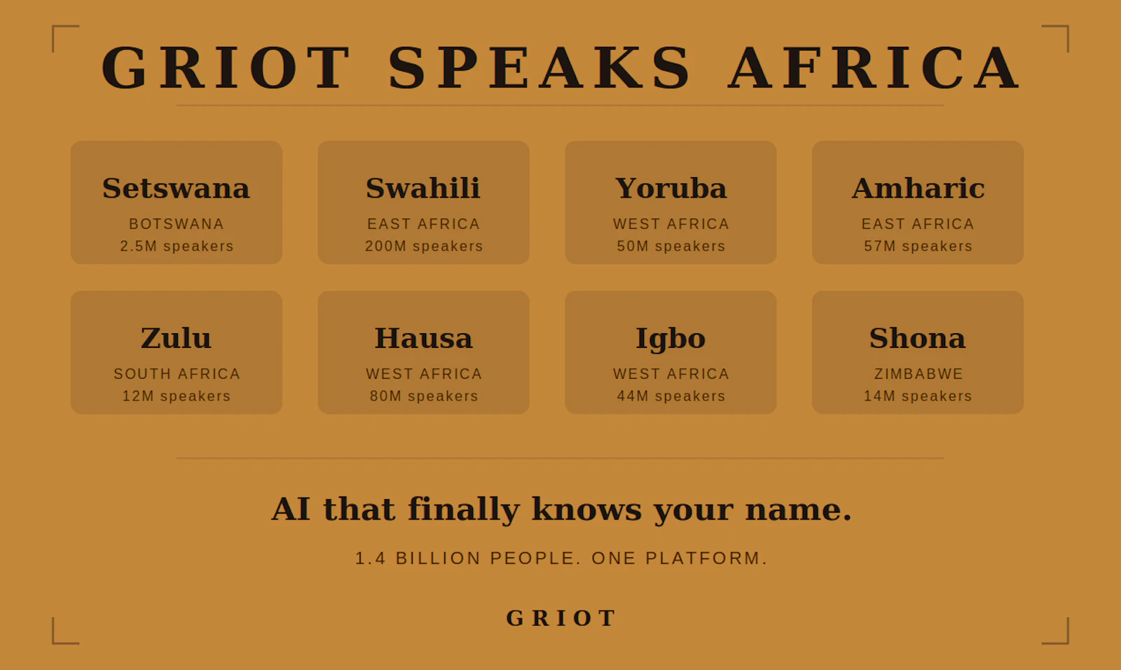 Griot screenshot 2
