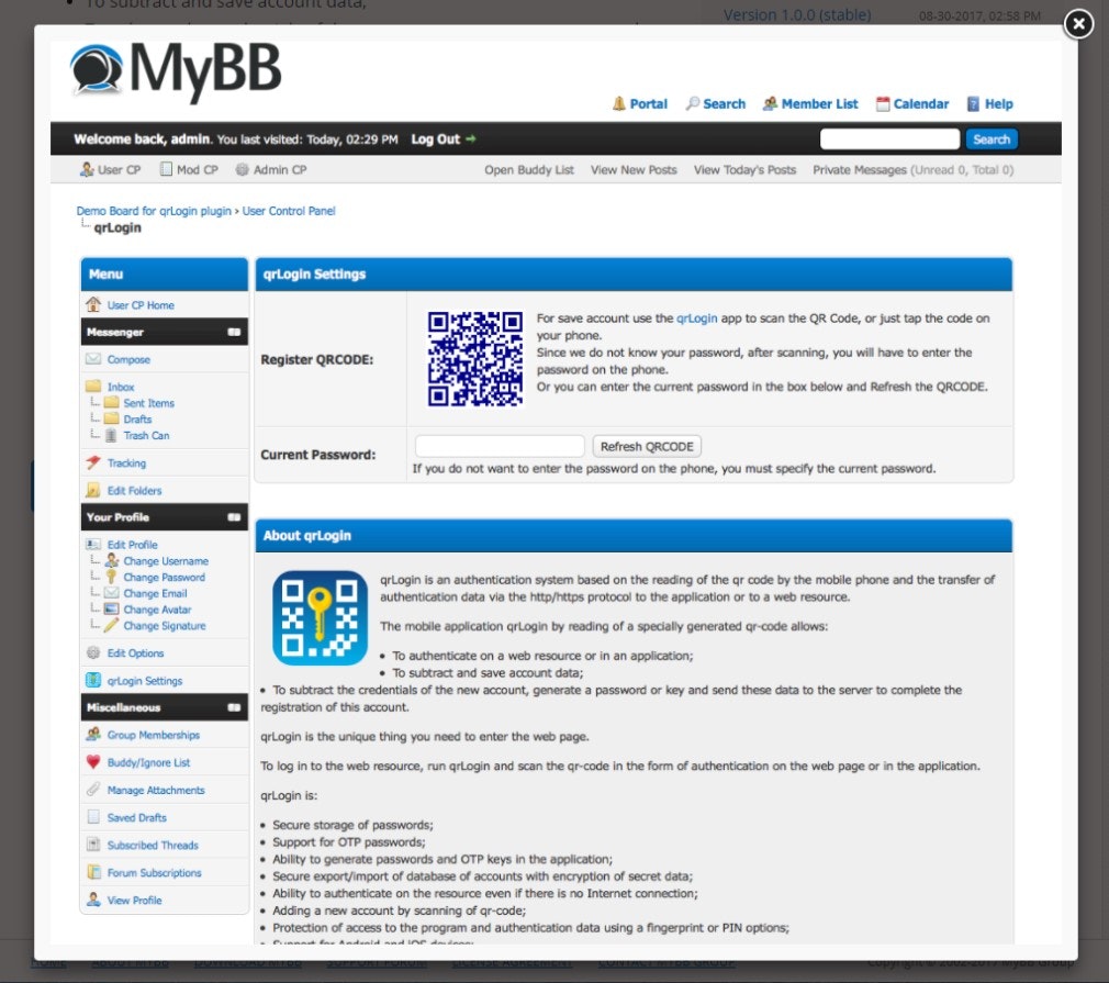 qrLogin gallery image