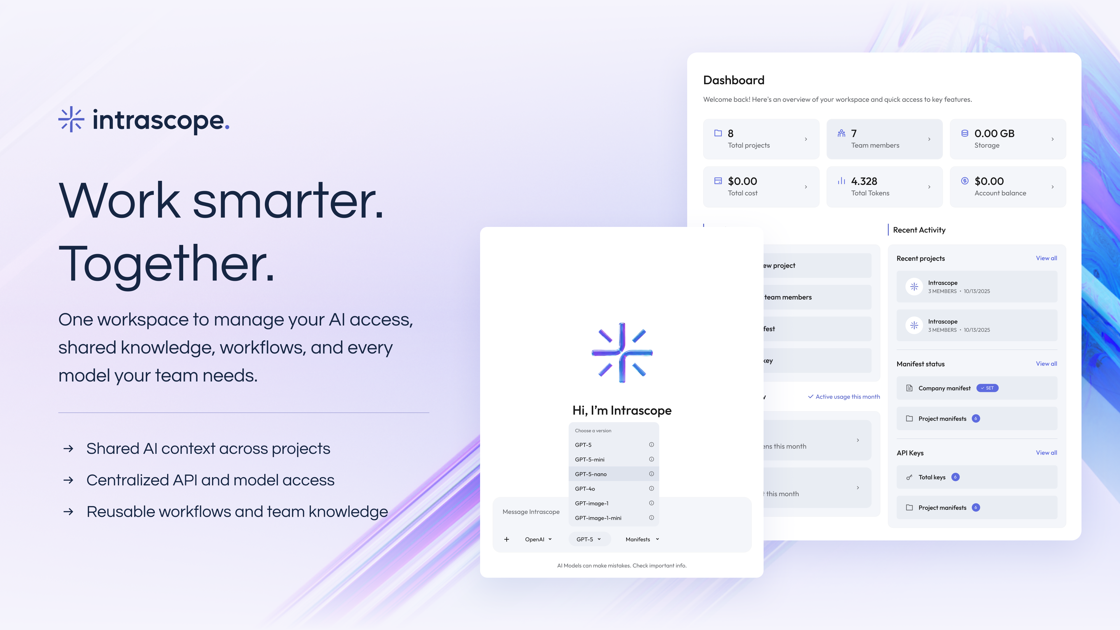 Intrascope: BYOK + Managed AI for Teams gallery image