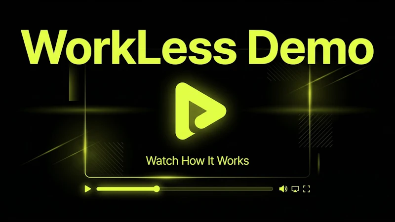 WorkLess screenshot 1 (video preview)