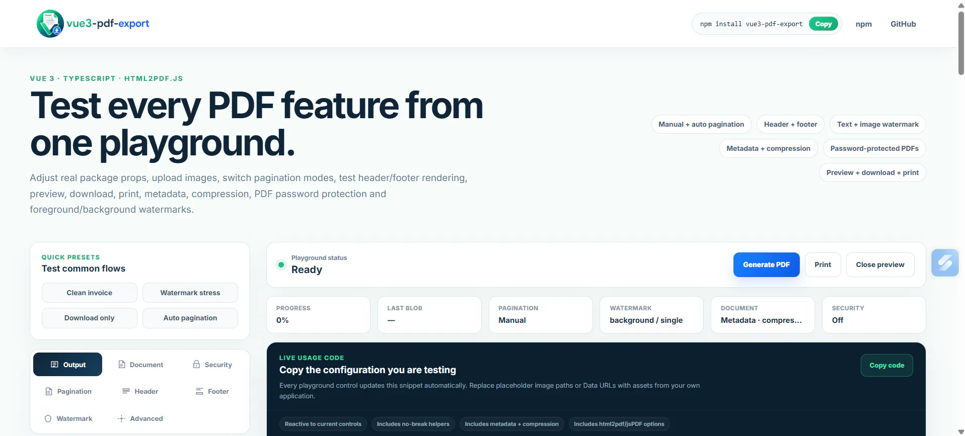 vue3-pdf-export gallery image