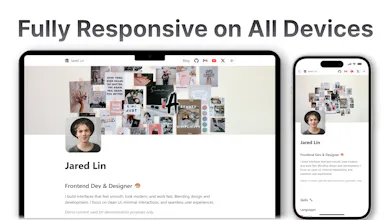 Notion CMS Next.js Portfolio Blog Site gallery image