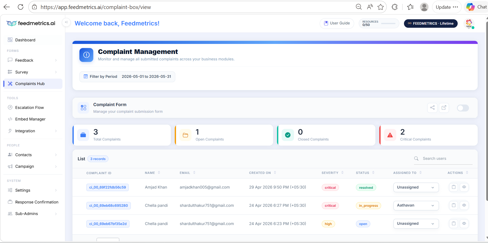 FeedMetrics (FT) gallery image