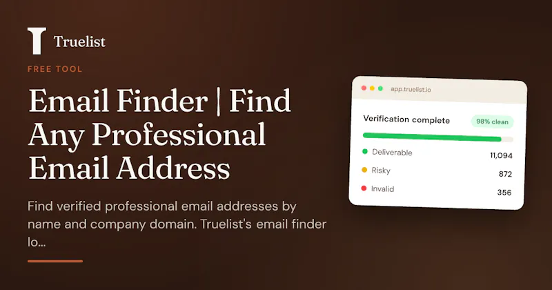 Email Finder by Truelist screenshot 1