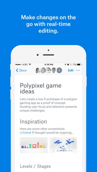 dropbox paper android app