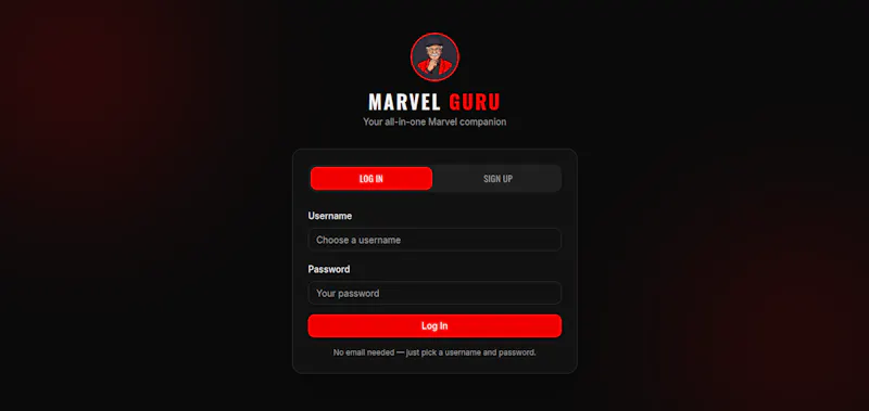 Marvel Guru — Your Marvel Companion screenshot 1
