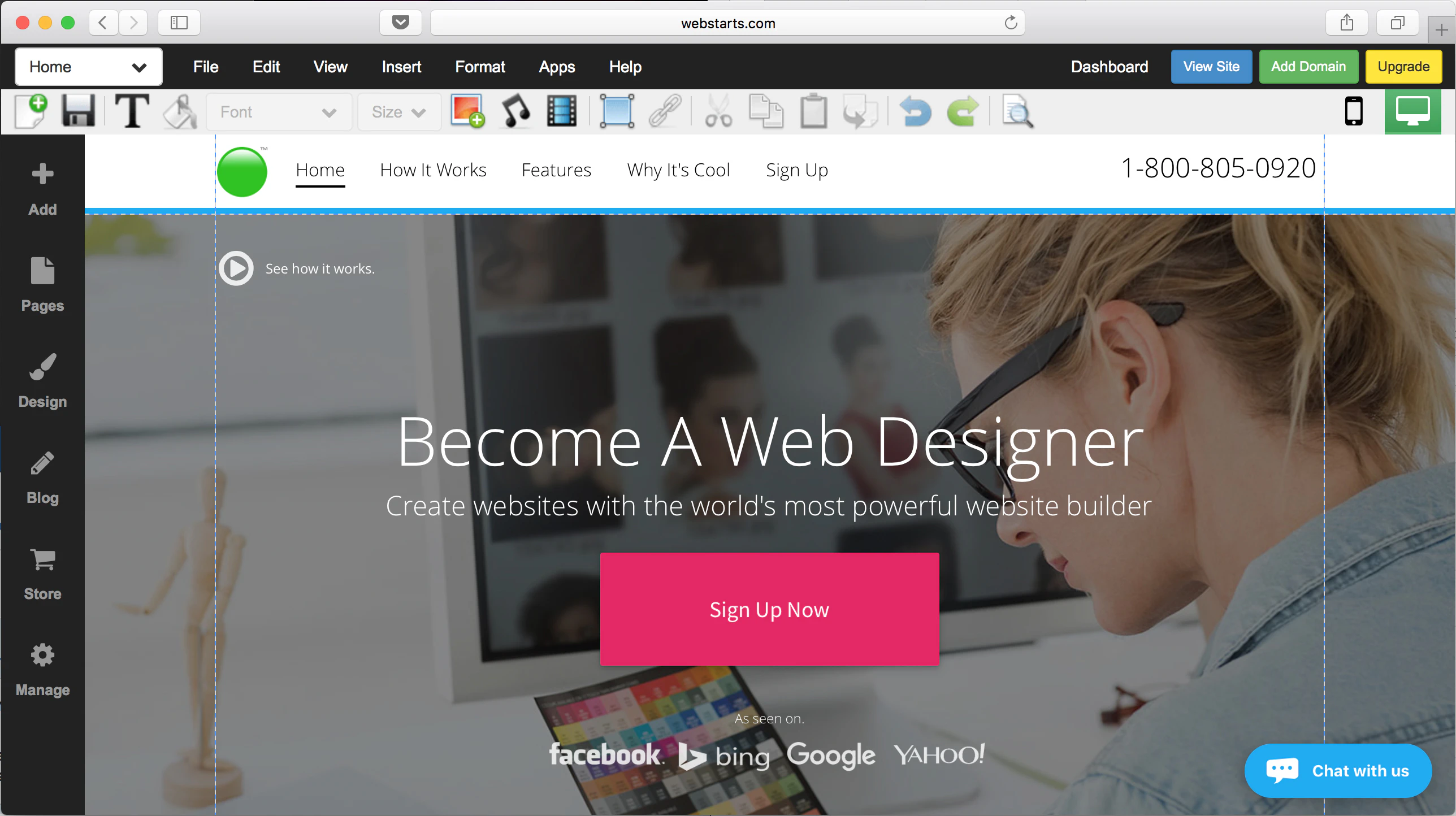 WebStarts Website Builder