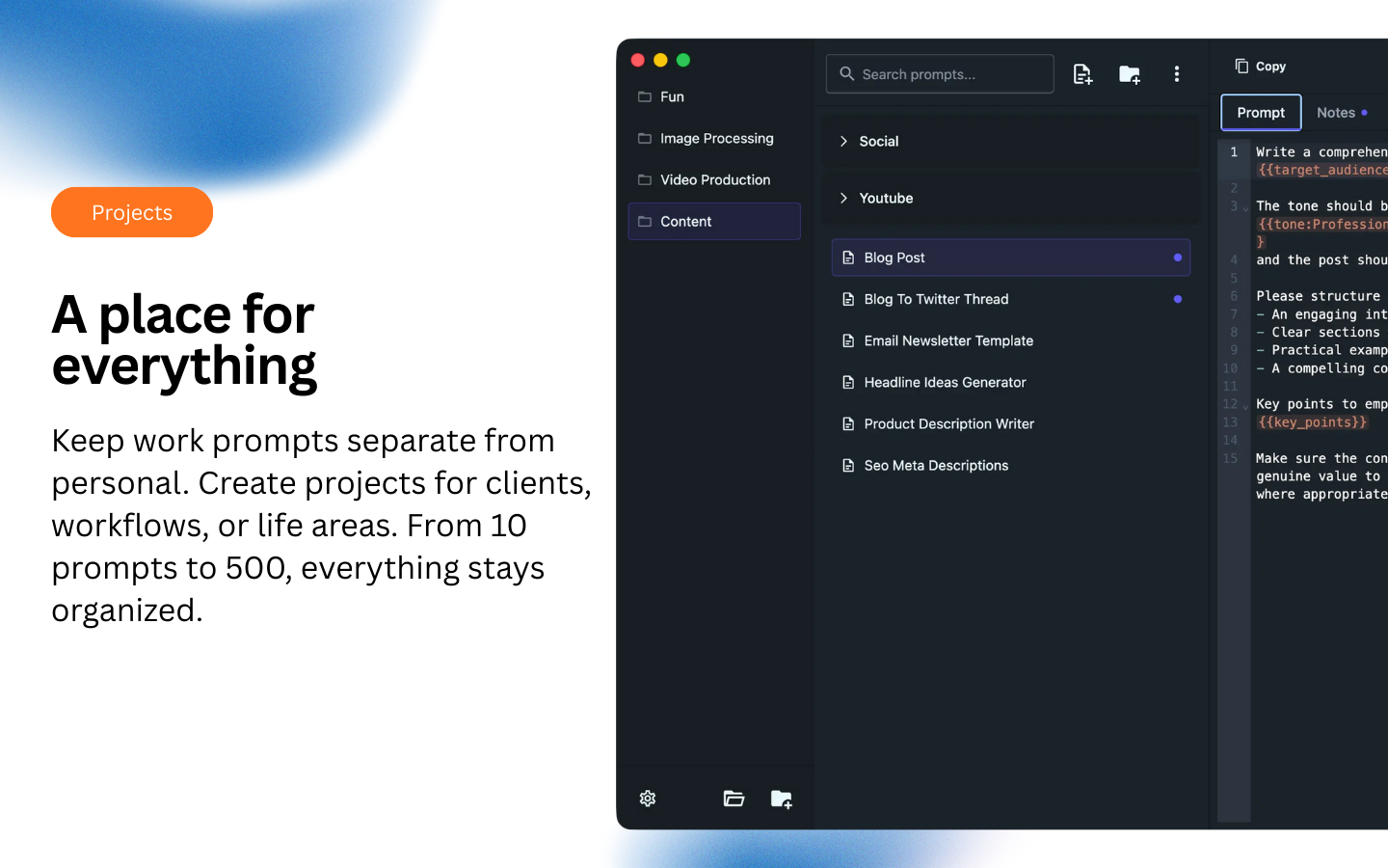 PromptNest for Mac gallery image