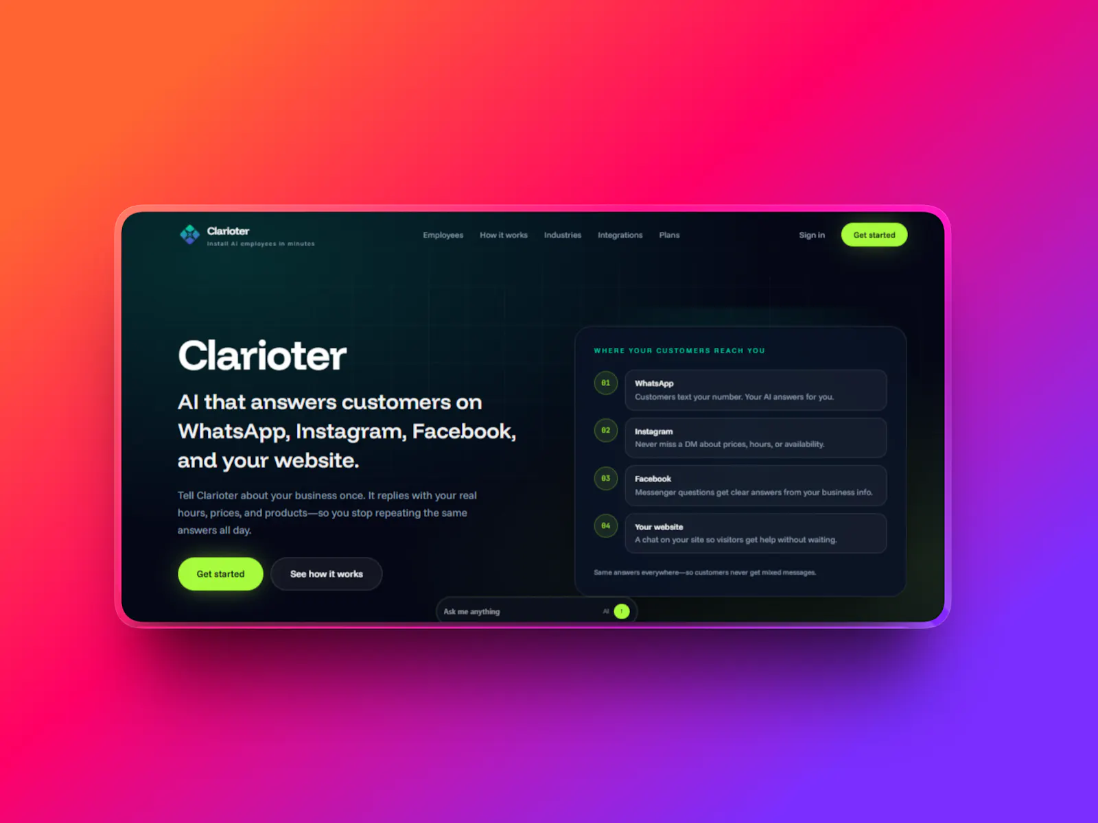 Clarioter screenshot 1