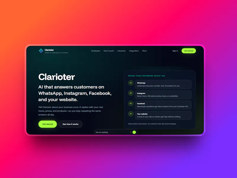 Clarioter screenshot 1