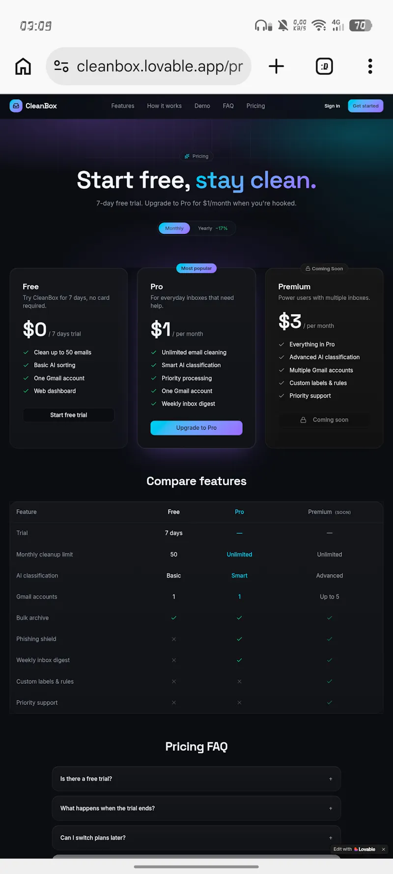 CleanBox screenshot 3