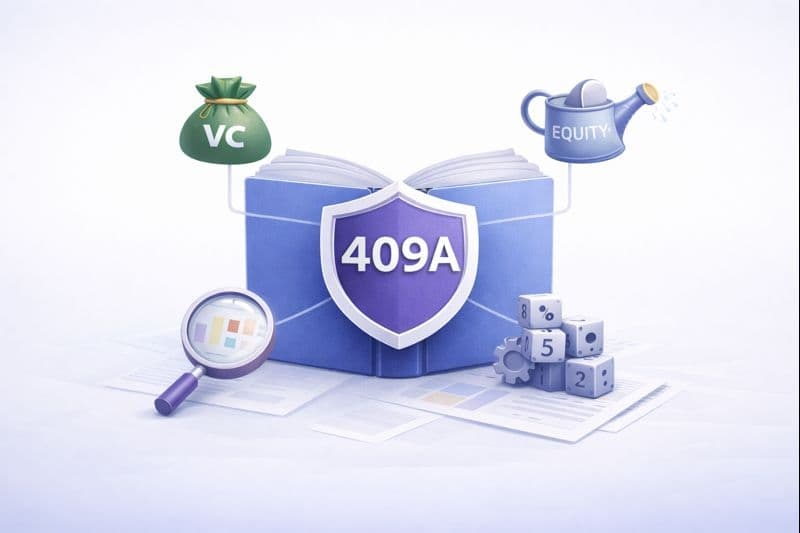 409A Valuation - Main product screenshot demonstrating key features and user interface