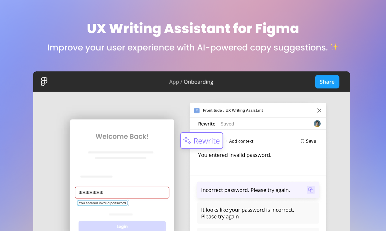 startuptile UX Writing Assistant by Frontitude-Improve your user experience with AI-powered copy