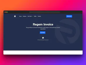 Regem Invoice - gallery image