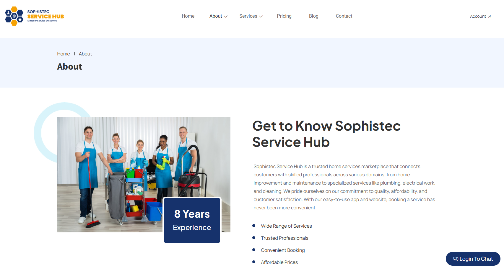 Sophistec Service Hub gallery image