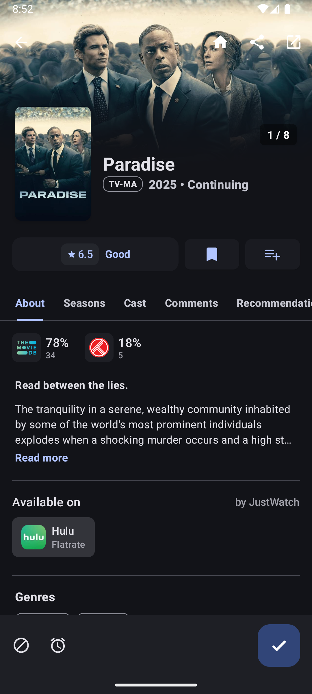 Moviebase 5.0 per Android media 3