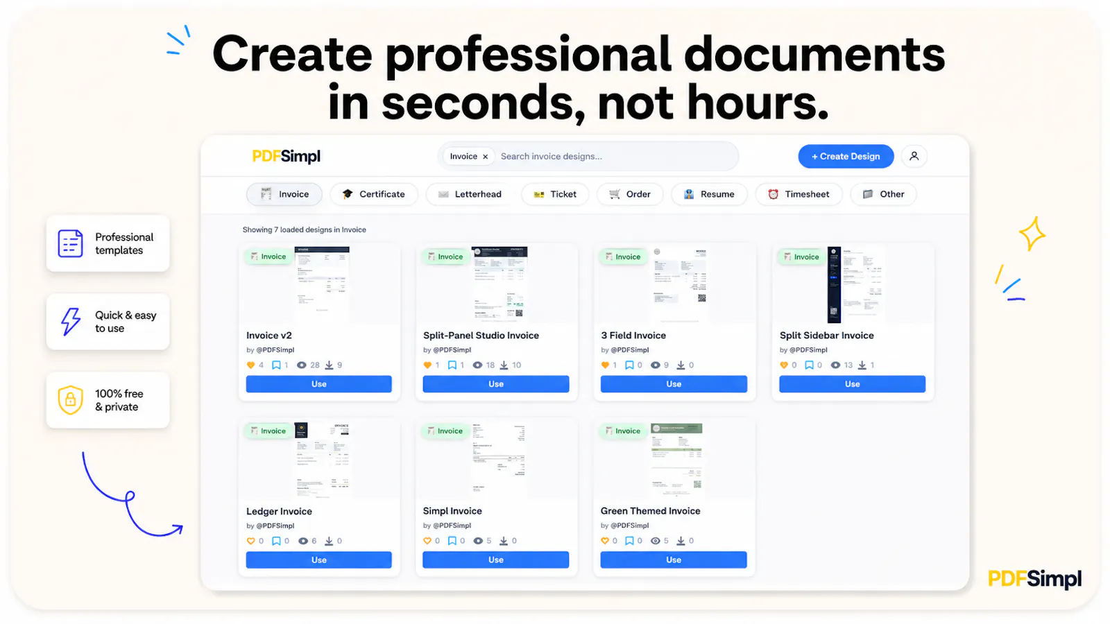 PDFSimpl screenshot 1