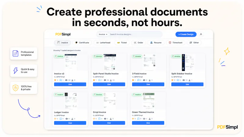 PDFSimpl screenshot 1