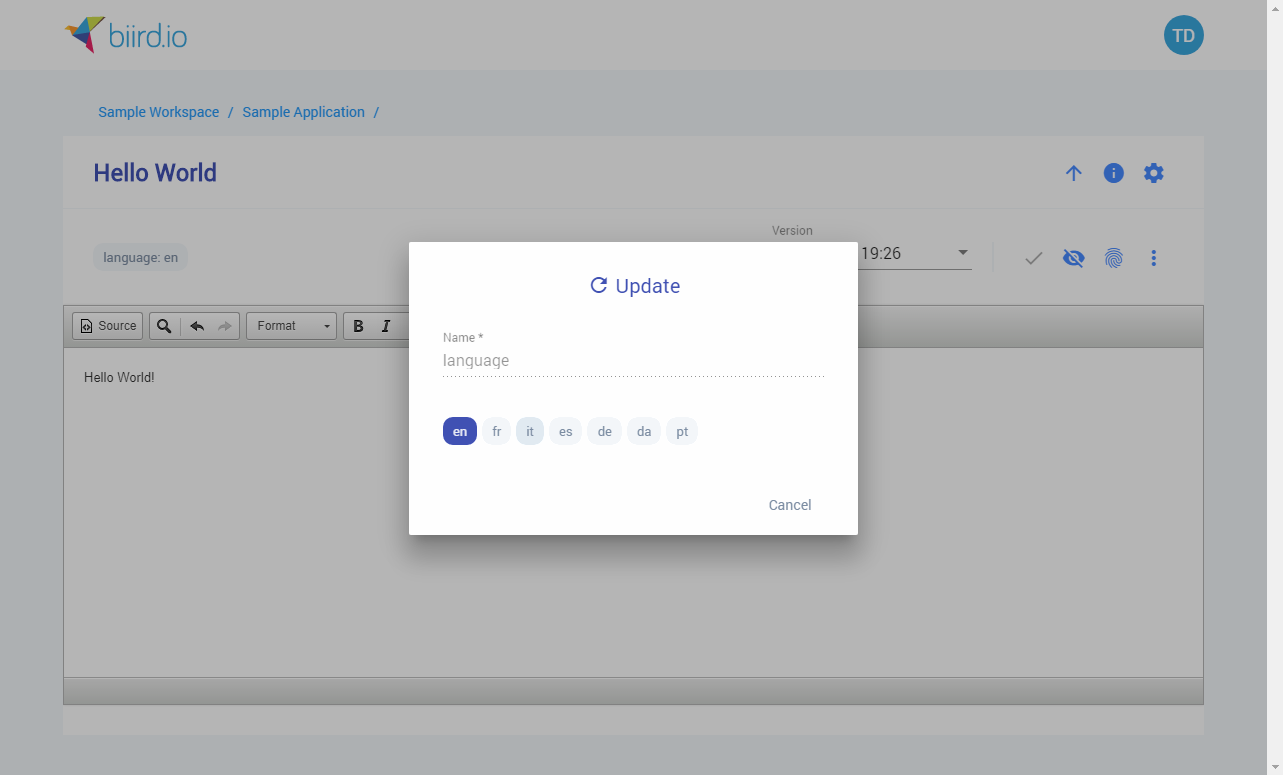 biird.io gallery image