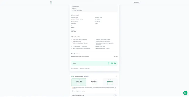 CleanQuote.ai screenshot 9