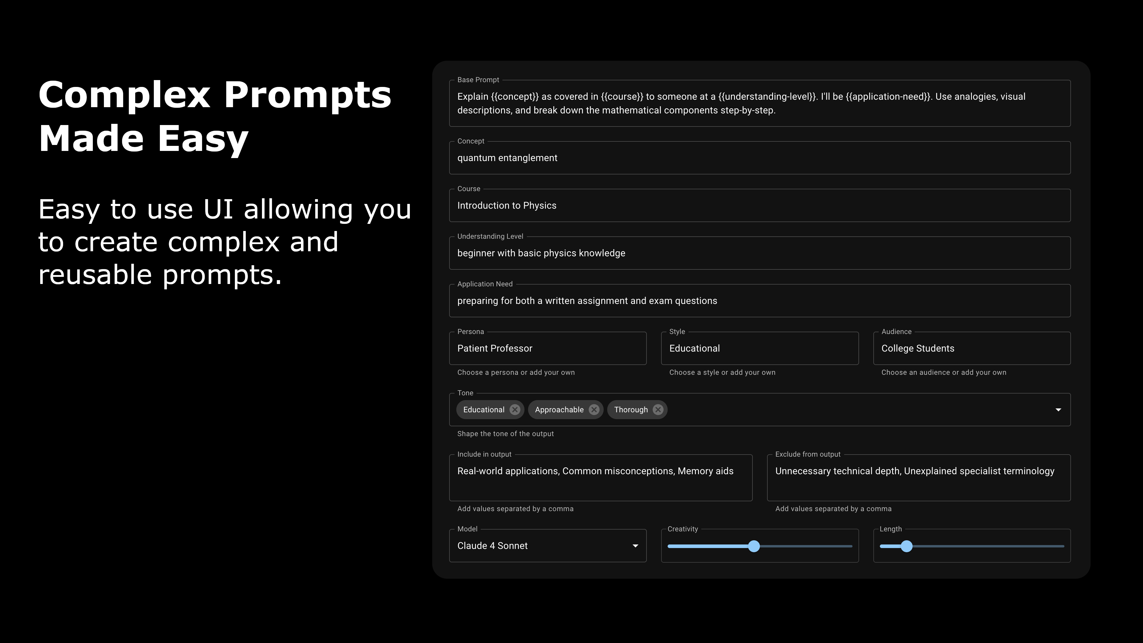 Myuserprompt - शीघ्र इंजीनियरिंग उपकरण मीडिया 2