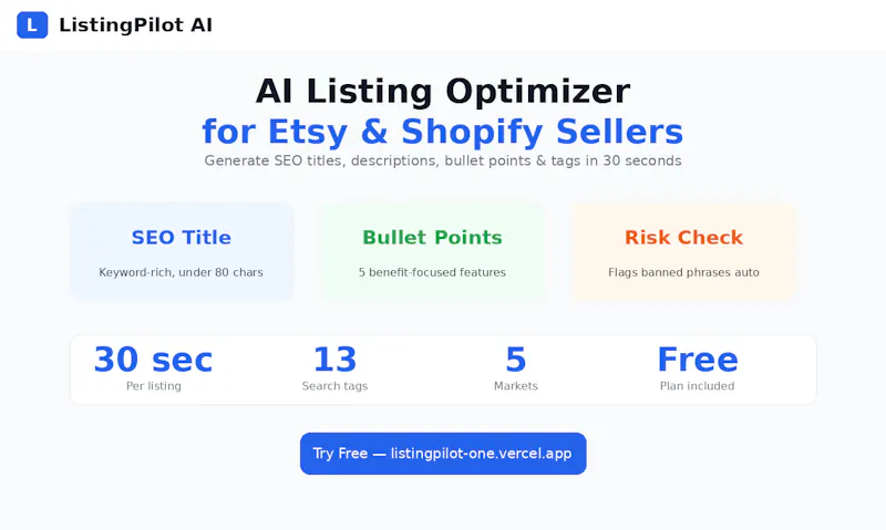 ListingPilot AI screenshot 1