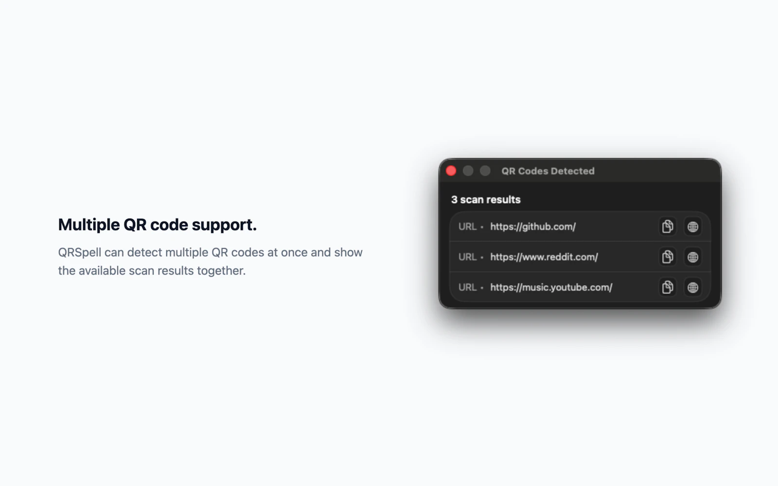 QRSpell: On-Screen QR Scanner screenshot 3