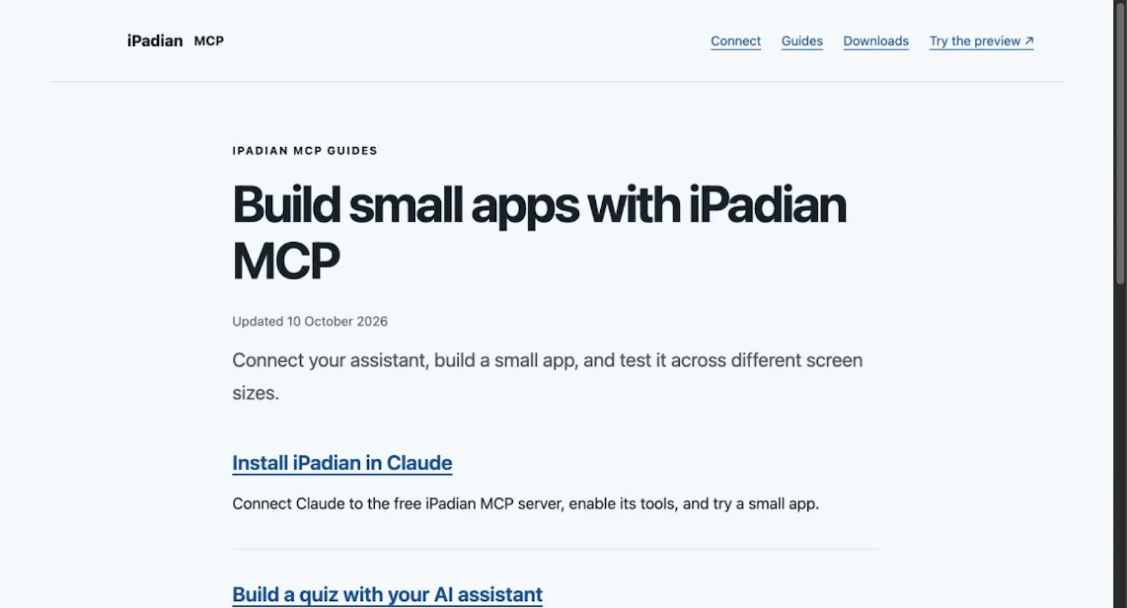 iPadian MCP screenshot 2