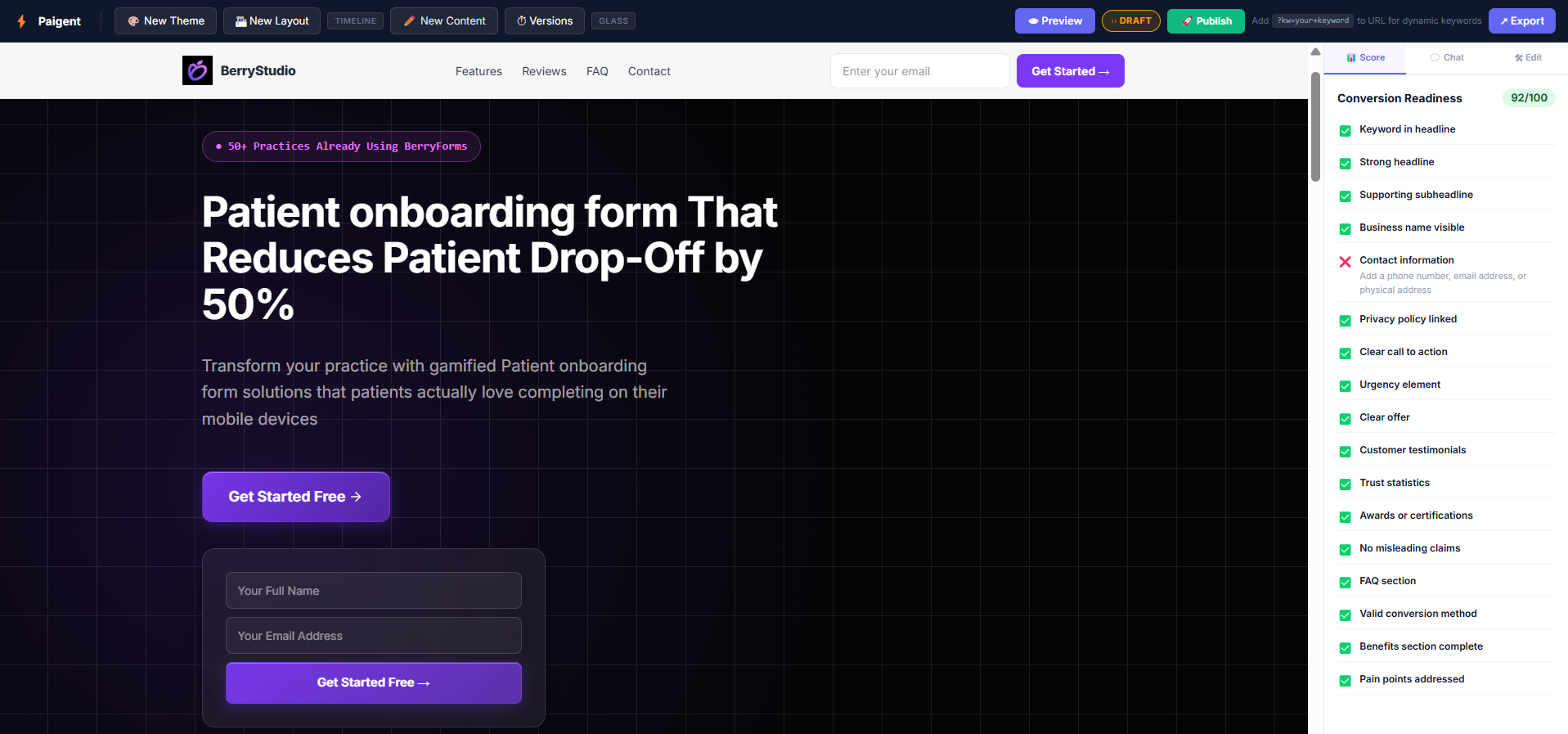 Paigent gallery image