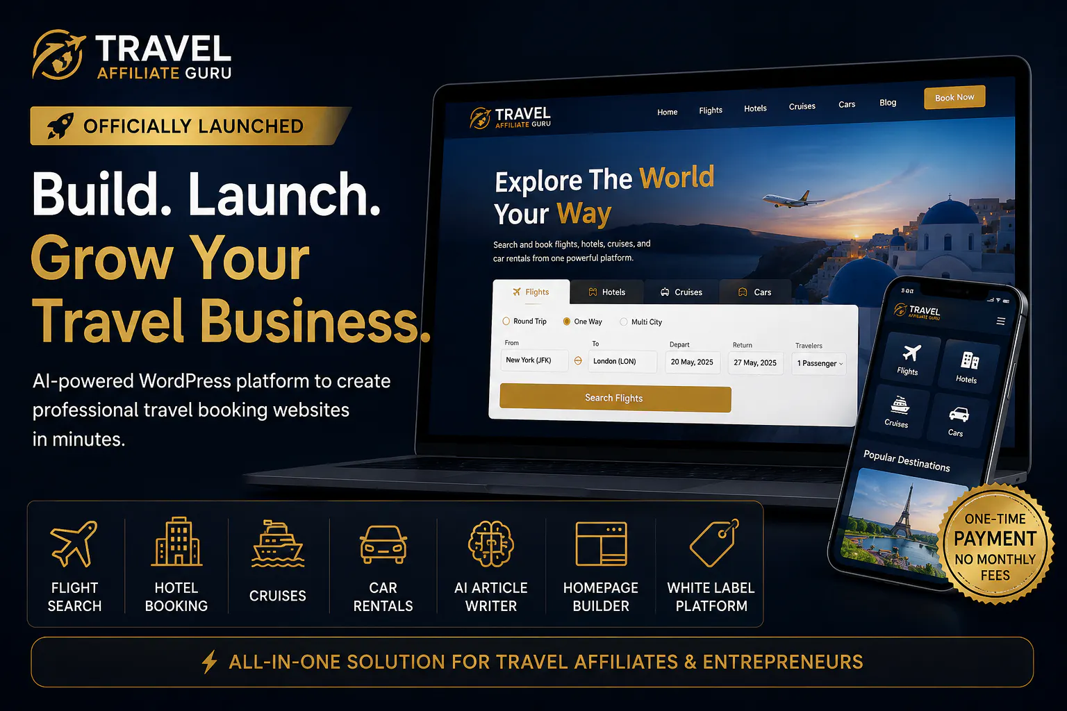 AI Travel Website Builder gallery image