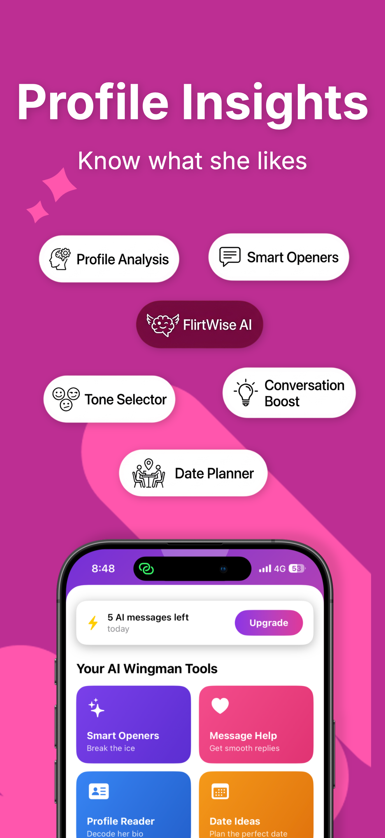 FlirtWise: AI Dating Wingman gallery image