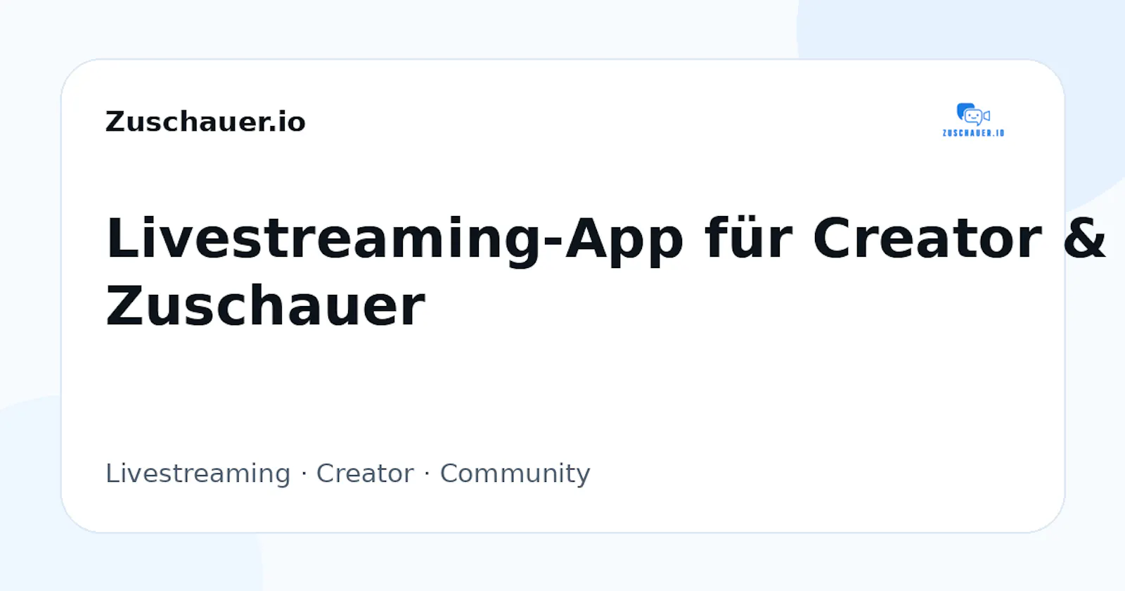 Zuschauer.io screenshot 1
