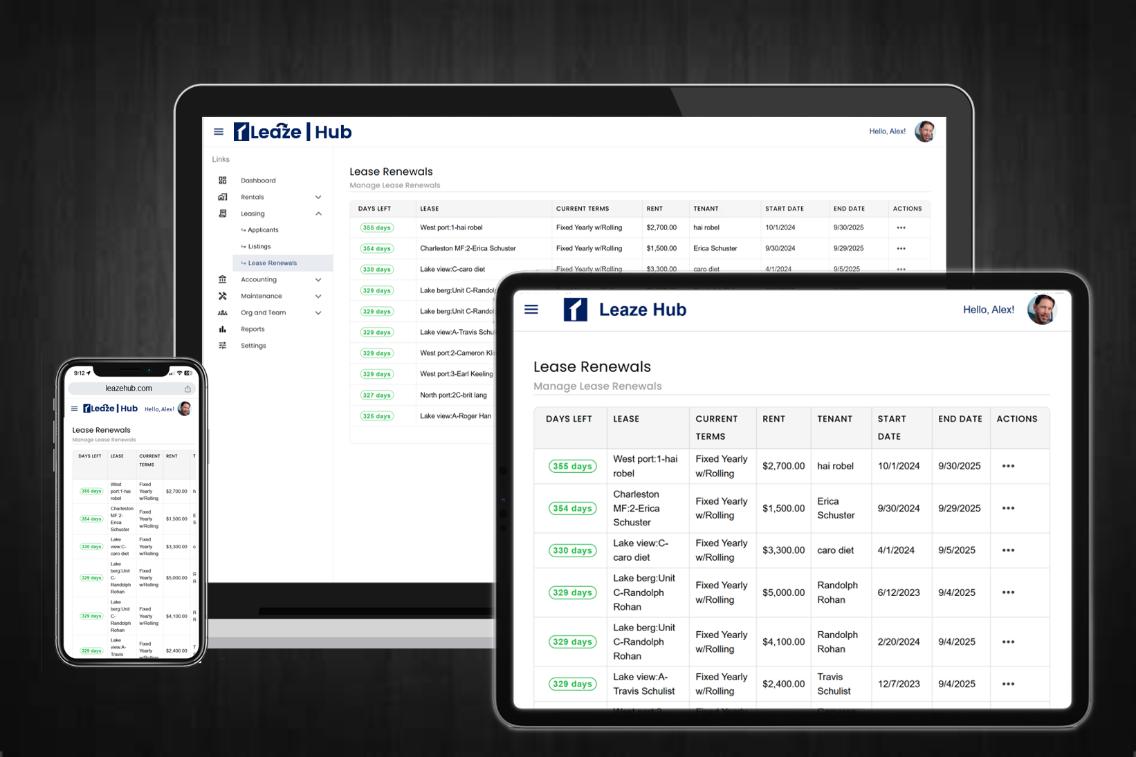 Lezehub - Property Management voor DIY -verhuurders en onroerendgoedbeheerders media 2