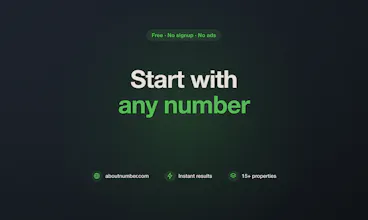 AboutNumber.com gallery image