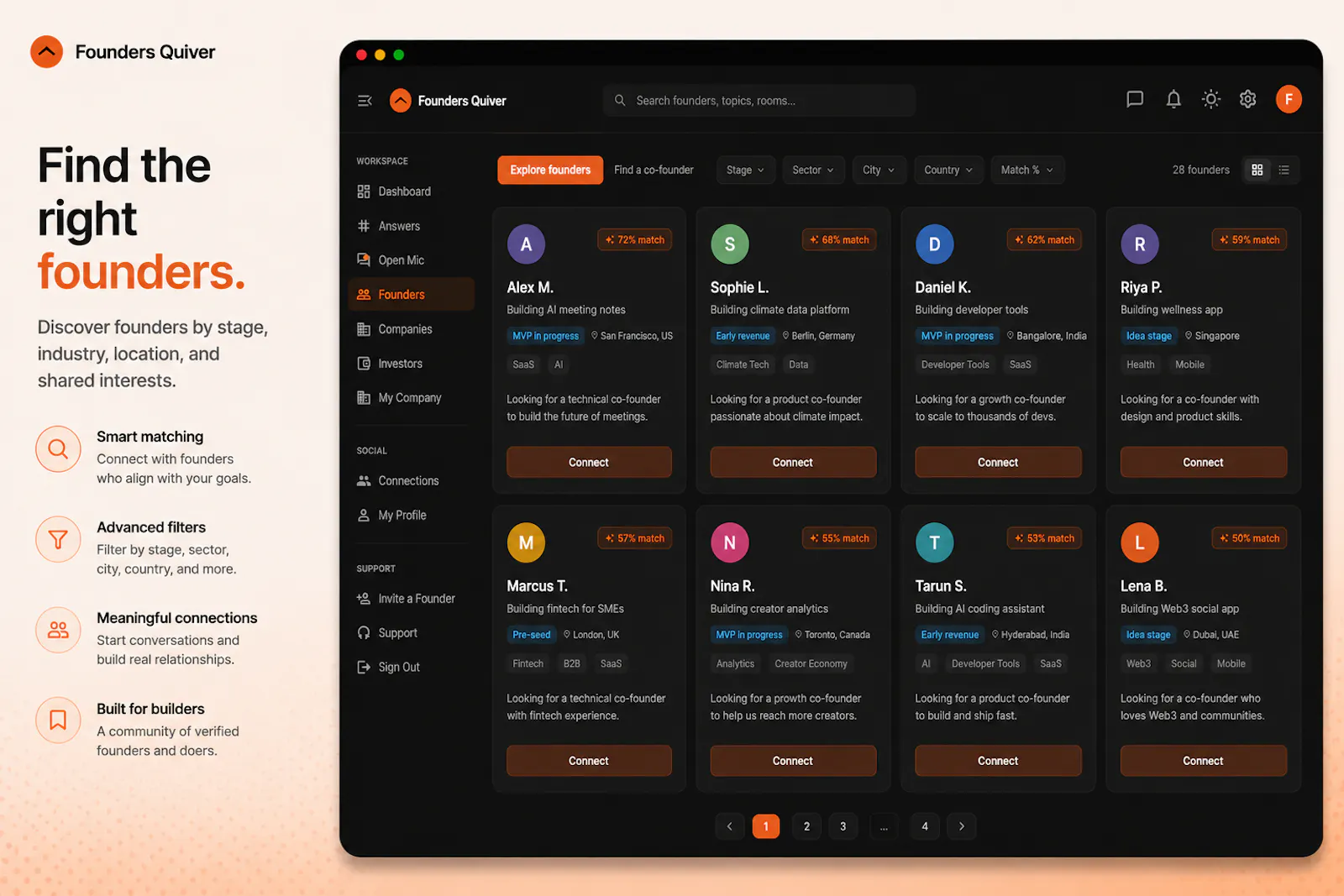 Founders Quiver screenshot 2