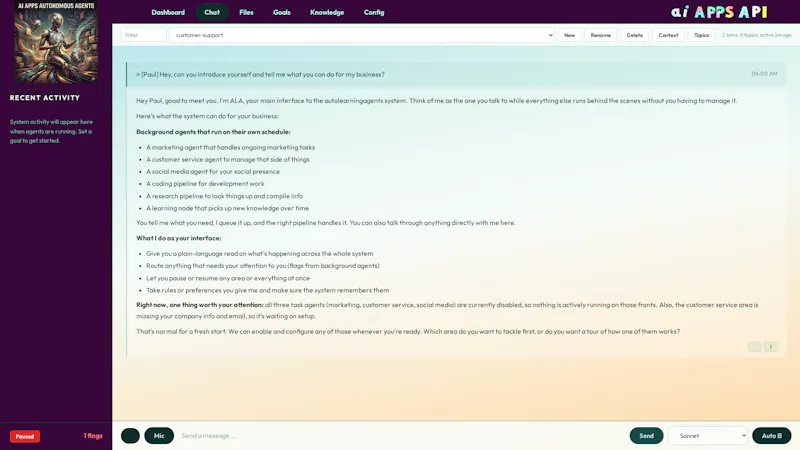 Auto Learning Agents screenshot 9