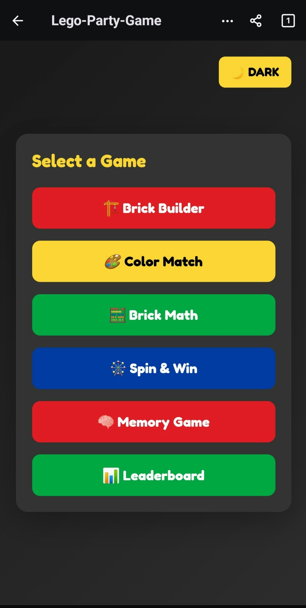 Lego party game  gallery image