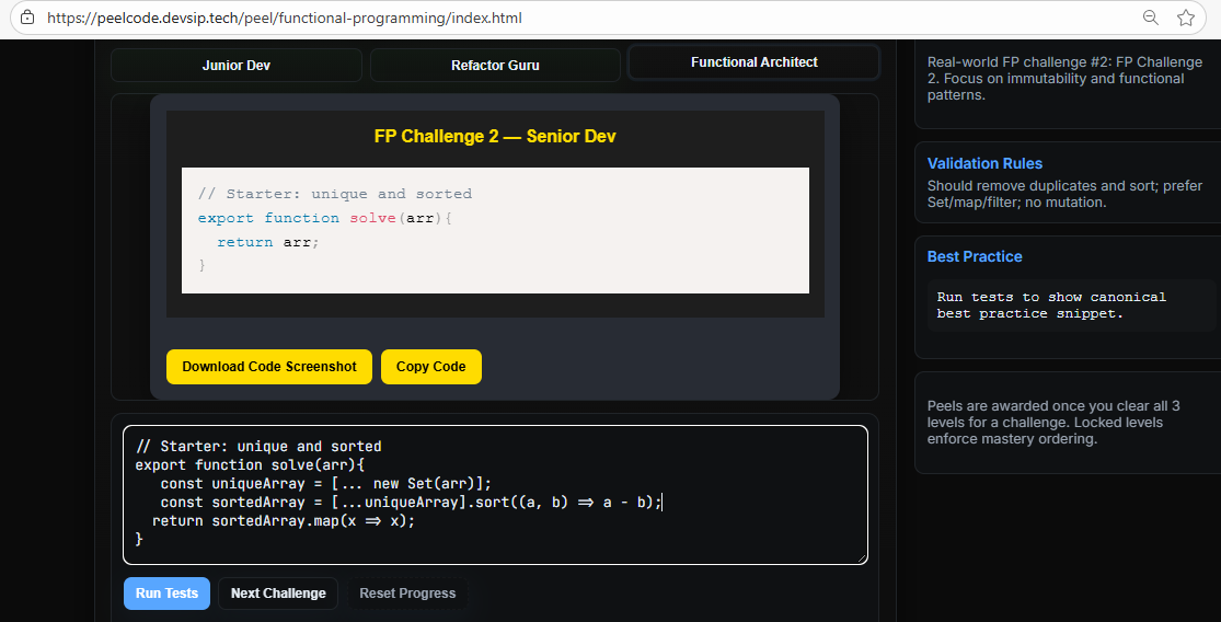 Peelcode gallery image