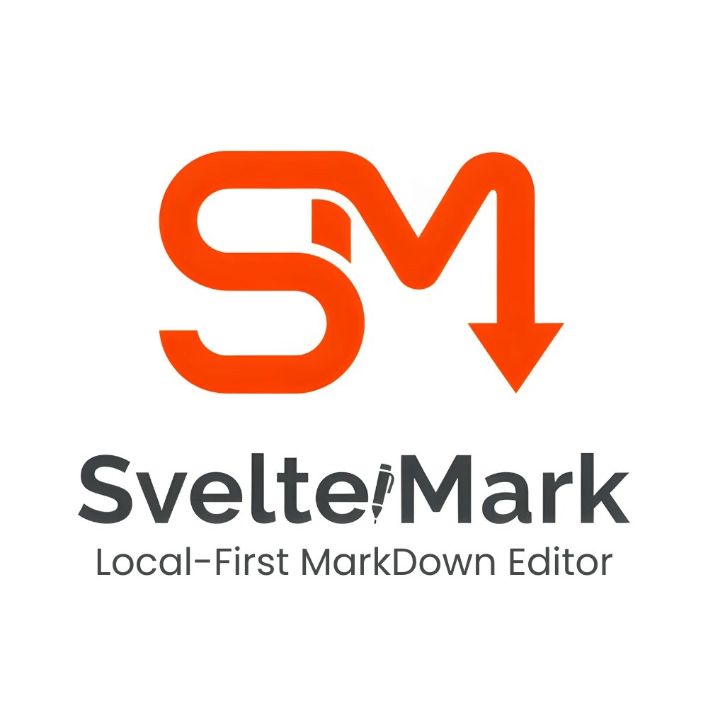 SvelteMark - Product Hunt launch logo and brand identity