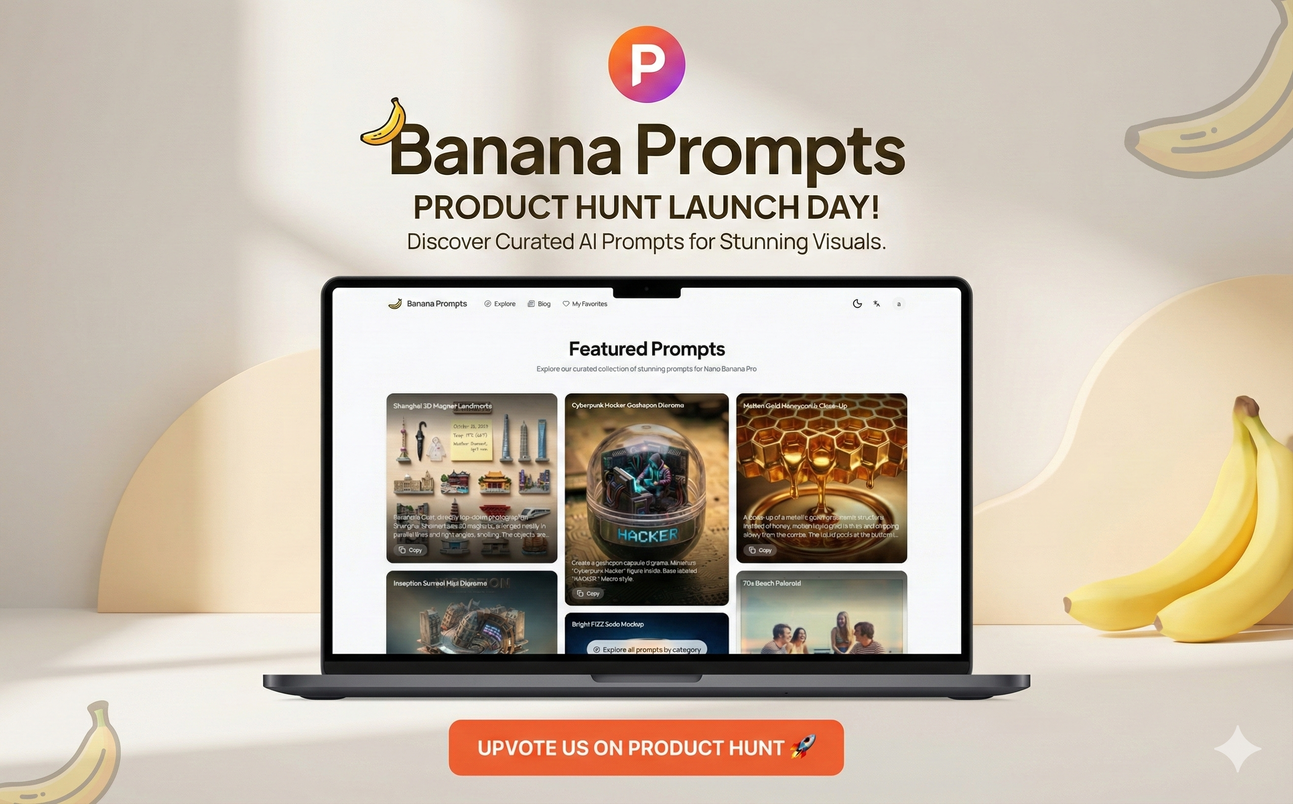 Banana Prompts - Screenshot 2 showing product features and functionality