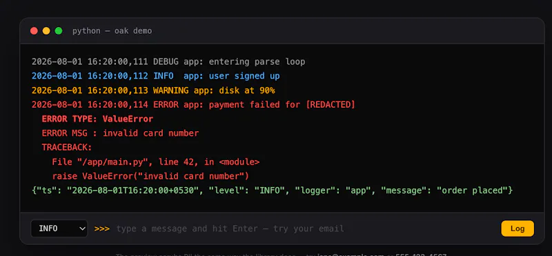 Oak-Logging screenshot 2